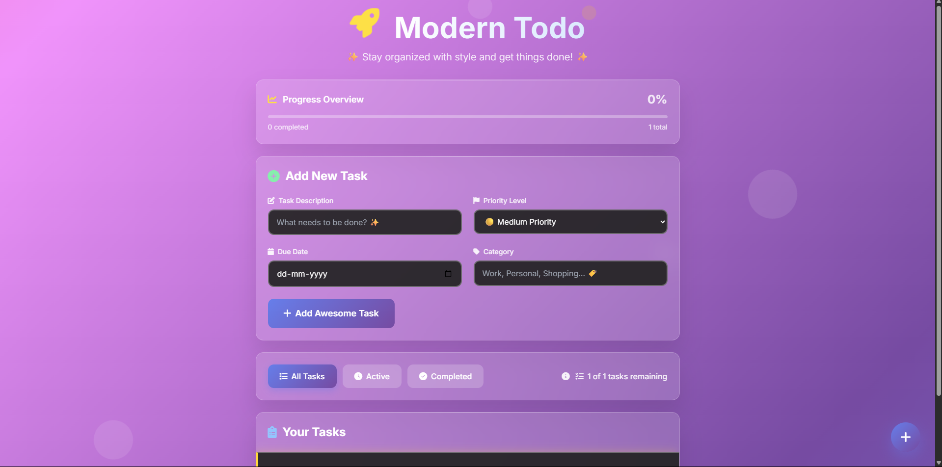 To-do List Application